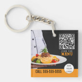 フードケータリングレストランビジネス キーホルダー (正面)