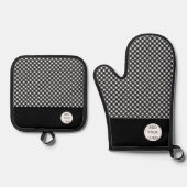 フードケータリングレストランビジネス 鍋つかみ&鍋敷きセット (正面)