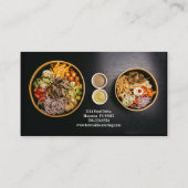 フードケータリングレストラン 名刺 (裏面)