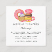 フードケータリング広場の名刺 スクエア名刺 (裏面)