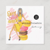 フードケータリング広場の名刺 スクエア名刺 (正面)