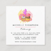 フードケータリング広場の名刺 スクエア名刺 (裏面)