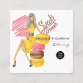 フードケータリング広場の名刺 スクエア名刺 (正面)