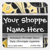 フードコンテナエスニック・エキゾチックなモロッコ西部アジア スクエアシール (正面)