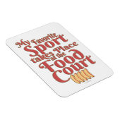 フードコーおもしろいトのスポーツのスローガン マグネット (右側)