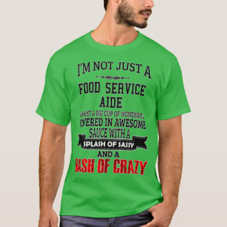 フードサービスおもしろいAide Food Service Aide GiftPre Tシャツ