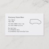 フードサービスの名刺 名刺 (裏面)