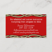 フードシェフケータリング用イタリアンスパゲティ 名刺 (裏面)