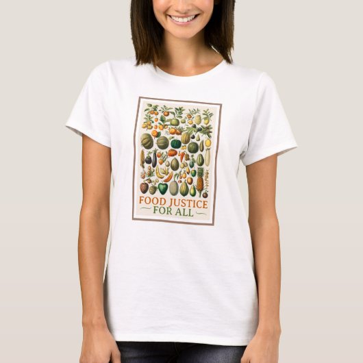 フードジャスティス！ヴィンテージ Tシャツ (正面)