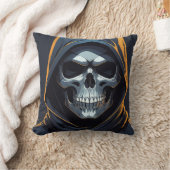 フードスカル戦士 クッション (ブランケット)