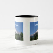 フードスキボウル山のフード山 ツートーンマグカップ (中央)