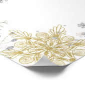 フードステーション冬ワンダーランドシルバー金ゴールドポスター ポスター (角)