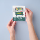 フードストリートのポップコーンおやつ チラシ (手)