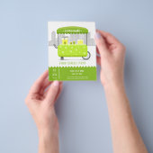 フードストリートのレモネード チラシ (手)