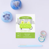 フードストリートのレモネード チラシ (シングル)