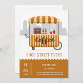 フードストリートコーヒー 招待状 (正面/裏面)