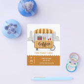 フードストリート カプチーノ コーヒー チラシ (シングル)