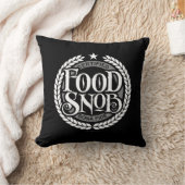 フードスノブおもしろい – フード恋人 クッション (ブランケット)