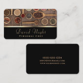 フードスパイスデザインパーソナルシェフケータリング事業 名刺 (正面/裏面)