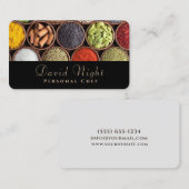 フードスパイスデザインパーソナルシェフケータリング 名刺 (正面/裏面)