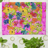 フードタオルの愛情に満ちた明るい目 キッチンタオル (折り畳み)