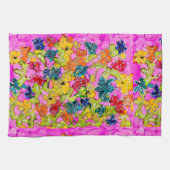 フードタオルの愛情に満ちた明るい目 キッチンタオル (横)