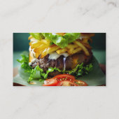 フードダイナービーフバーガーレストラン 名刺 (裏面)