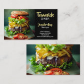 フードダイナービーフバーガーレストラン 名刺 (正面/裏面)