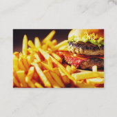 フードダイナービーフバーガー&フライトハウスレストラン 名刺 (裏面)