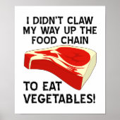 フードチェーンのポスターを上おもしろいげる ポスター (正面)