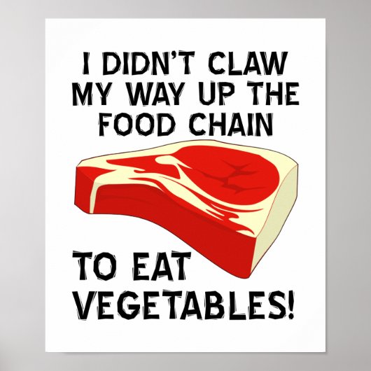 フードチェーンのポスターを上おもしろいげる ポスター (正面)