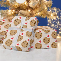 フードチョコレートチップクッキーサンタハッツクリスマス