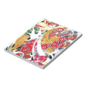 フードッグ&ロータスタトゥーデザイン ノートパッド (回転)