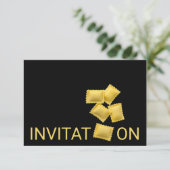 フードディナパーソナライズされたーイタリアントテルリーニ 招待状 (スタンド正面)