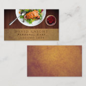 フードデザインシェフケータリング 名刺 (正面/裏面)