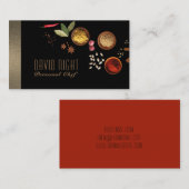フードデザインパーソナルシェフケータリングサービス 名刺 (正面/裏面)