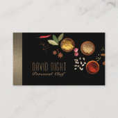 フードデザインパーソナルシェフケータリングサービス 名刺 (正面)