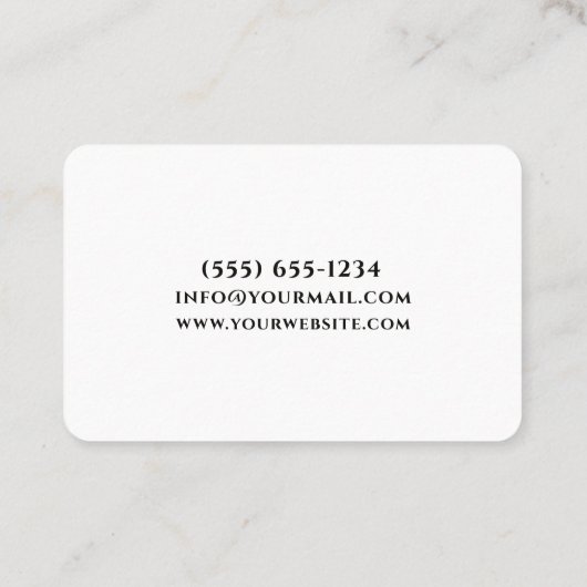 フードデザインパーソナルシェフケータリング名刺 名刺 (裏面)