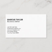 フードデリバリードライバー | QRコード 名刺 (裏面)