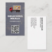 フードデリバリードライバー | QRコード 名刺 (正面/裏面)