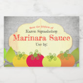 フードトマイタリアントバジルソース缶詰ラベル フードラベル (シングルラベル)