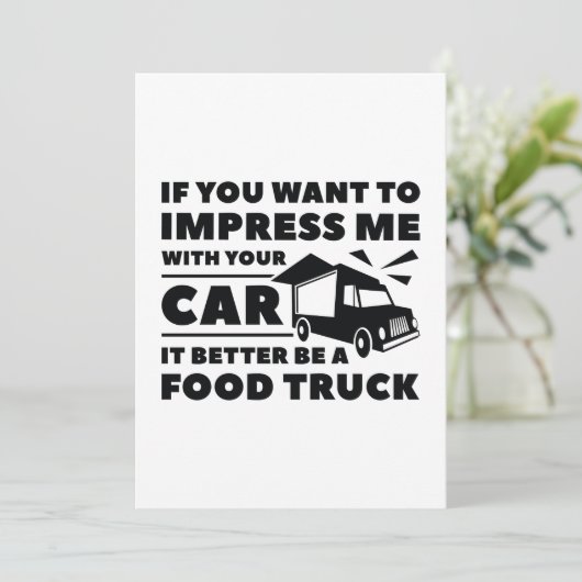 フードトラックに感動を与える サンキューカード (スタンド正面)