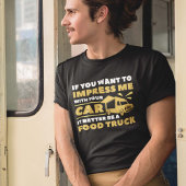 フードトラックに感動を与える Tシャツ