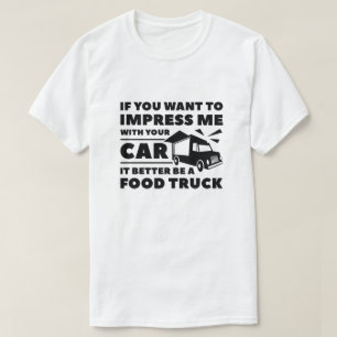 フードトラックに感動を与える Tシャツ