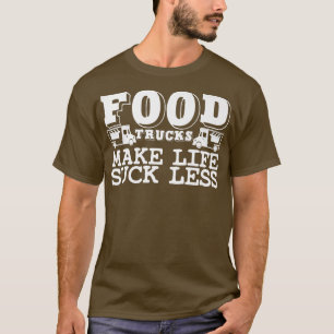 フードトラックのジョーク フーディー ブース カート ストリートフード ト Tシャツ