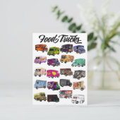 フードトラックのパンスト ポストカード (スタンド正面)