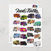 フードトラックのパンスト ポストカード (正面/裏面)