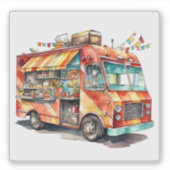 フードトラックの愛 シール (正面)