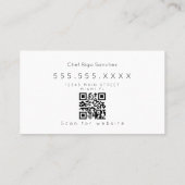 フードトラックイタリアンレストラン名刺 名刺 (裏面)