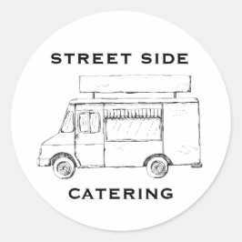 フードトラックカスタムシール ラウンドシール
